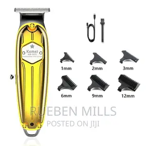 All Metal Kemei KM-1973 Skin Barbering Machine Beard Trimmer