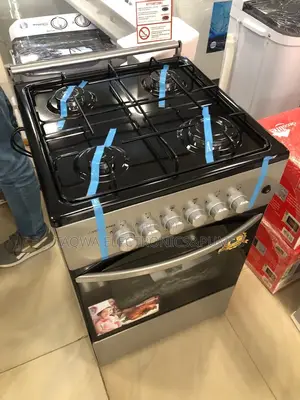 Volcano 4 Burner Silver Color Gas Cooker