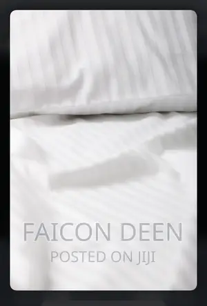 Exquisite Original Stripped Bedsheet With Pillow Cases