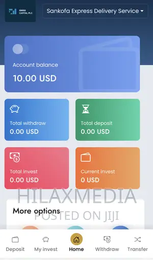 Online Banking Investment Website | Website Design
