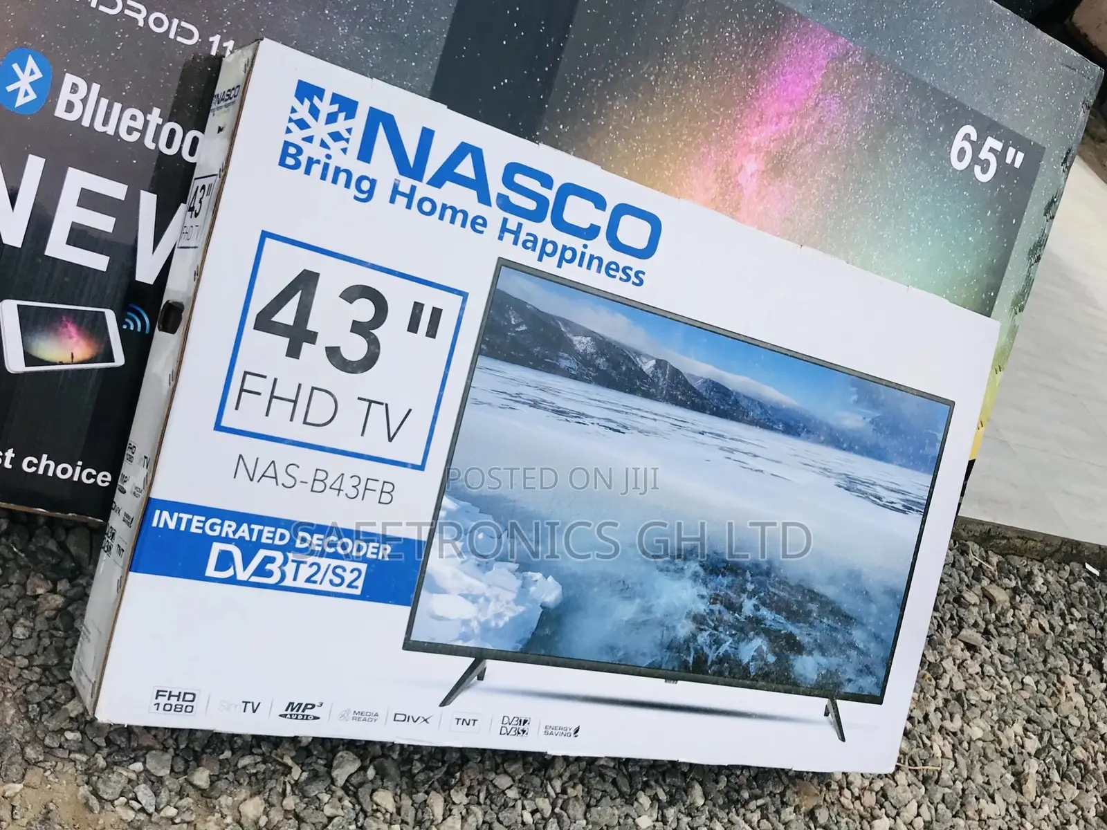 43 Inches Glossy LED Full HD Digital Black Electric Tv