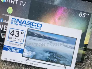Nasco Digital Black 43 Inches Glossy LED Full HD Tv