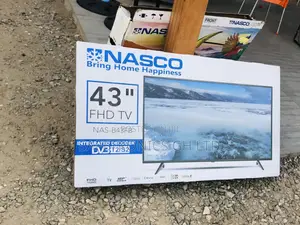 Full HD Black Glossy LED Nasco 43 Inches Electric Digital