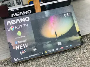 Smart Electric Glossy LED UHD Asano 65 Inches Black Tv