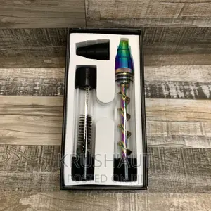 Twist Glass Pipe With Cleaning Kit