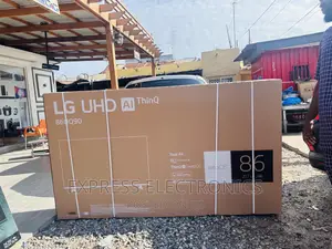 Intelligent Design Slim UHD Smart Glossy. LG 86”UQ90