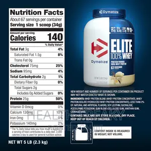 Whey Protein Dymatize Elite 100% Whey Muscle Gain 5lb