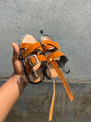 Brown Suede Kids Slippers