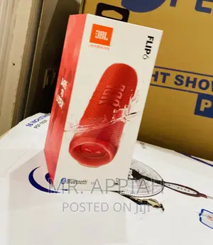 Well Design JBL Flip 6 Rechargeable Bluetooth Speaker(Red).