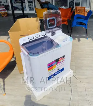 Affordable Pearl 7kg Twin Tap Electric Washing Machine.