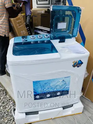 Energy Efficient Nasco 12kg Twin Tap  Washing Machine