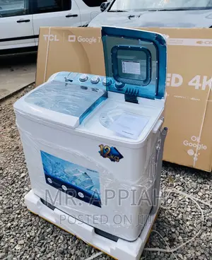 Fresh in Box Nasco 12kg Twin Tap Washing Machine.