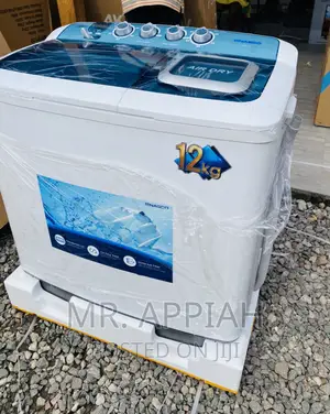 Elegant Nasco 12kg Twin Tap Washing Machine.