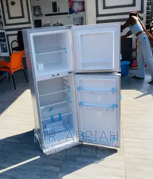 Stainless Steel Zara 22TM Double Door Fridge(Silver).