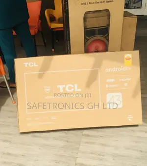 P635 Black Electric 43 Inches Glossy LED Smart HDR TCL