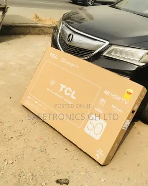 Smart Black LED Glossy TCL P635 HDR 50 Inches Electric Tv