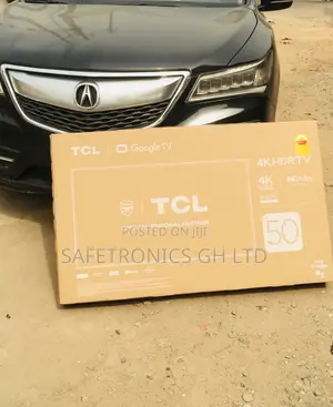 Glossy P635 Black Electric 50 Inches LED HDR TCL Smart Tv
