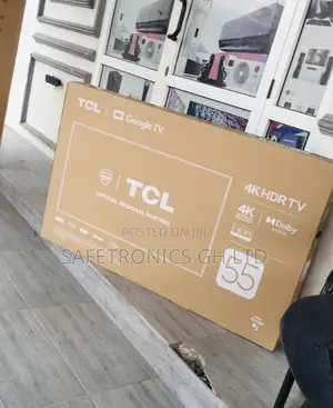 Glossy LED Black Electric 55 Inches P635 Smart HDR TCL Tv