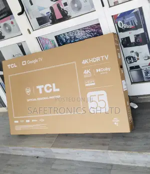 TCL HDR Glossy Smart Black Electric LED 55 Inches P635 Tv