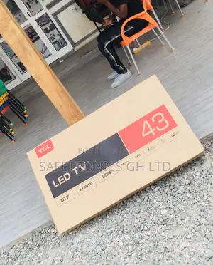 Glossy Full HD Black Electric LED TCL HDR 43 Inches D3200 Tv