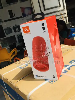 Essential Bluetooth Red JBL Flip 6 Wireless Electric Speaker
