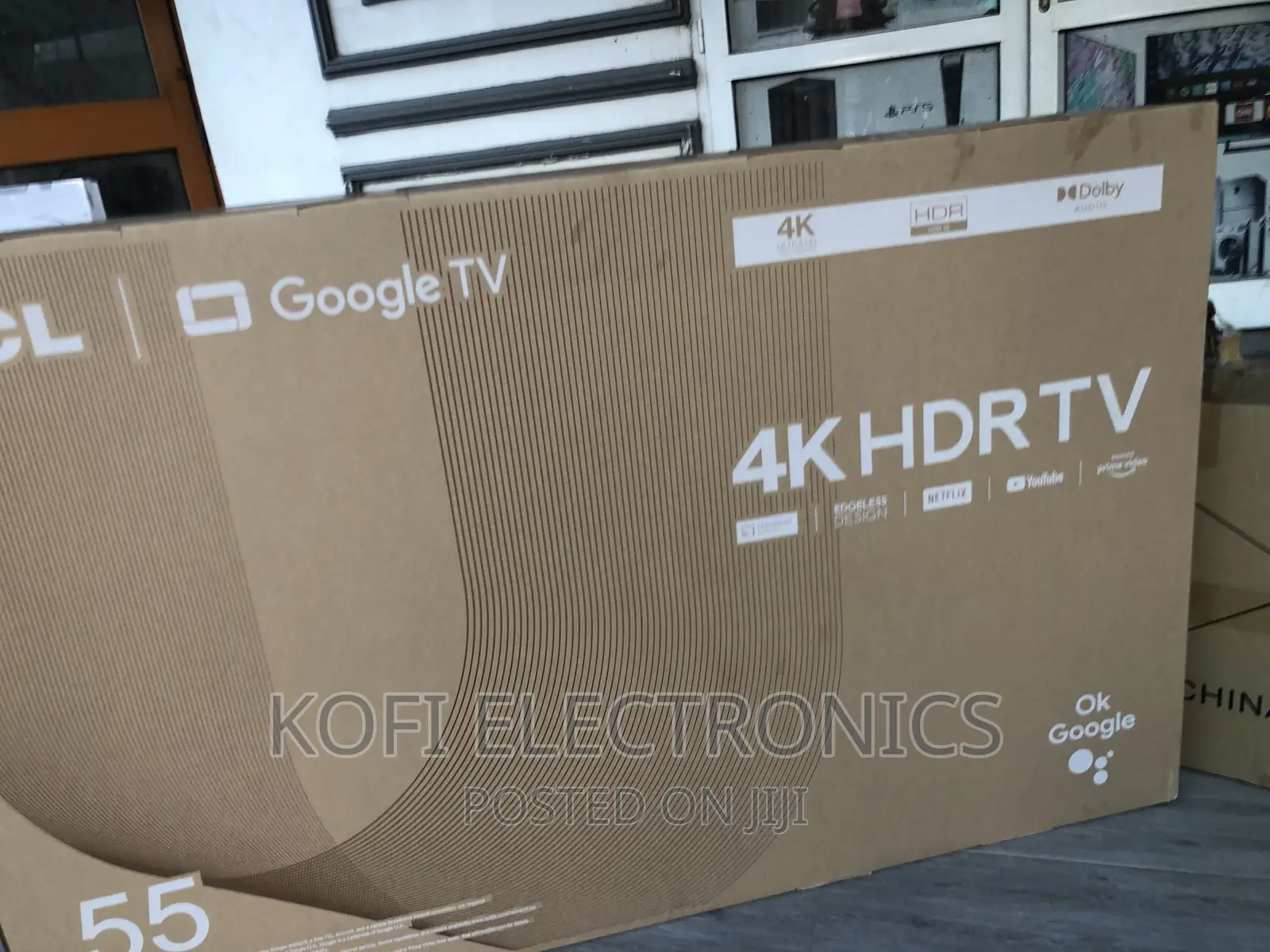 Google Duo TCL 55′′ HDR TV With Dolby Atmos 55P735