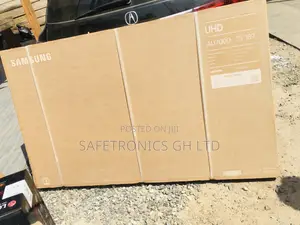 75 Inches Glossy LED Smart Black Electric AU70 Samsung