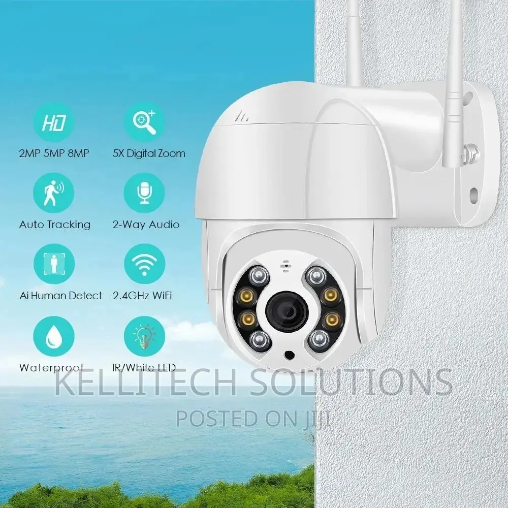 Smart Wifi CCTV Camera (Supports Remote Monitoring on Phone)