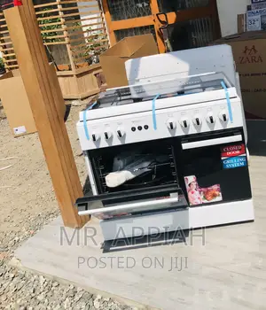 Lovely Midea 60x60 4 Gas With Oven and Grill(White).