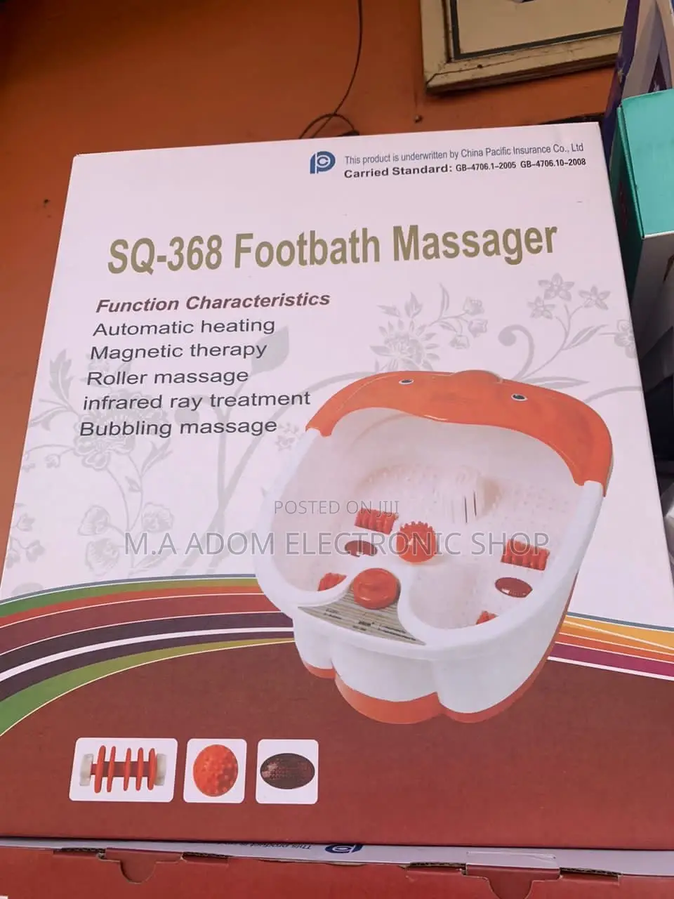 Sealed in Box SQ-368 Footbath Massager.