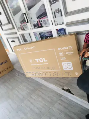 55 Inches Glossy LED Black Electric HDR TCL P635 Smart Tv
