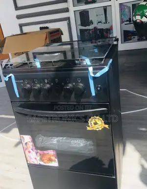 Volcano Black 3 Gas Burner 1 Electric Oven With Grill 50x50