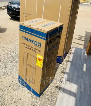 Stainless Steel Nasco Nasd2-13fl 2 Door Electric Fridge.