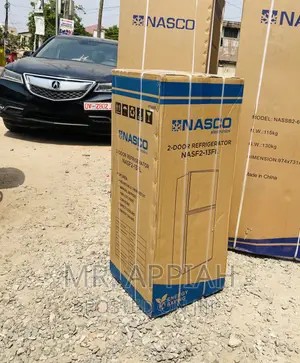 Anti-Rust Nasco Double Door Electric Fridge(Nasd2-13fl).