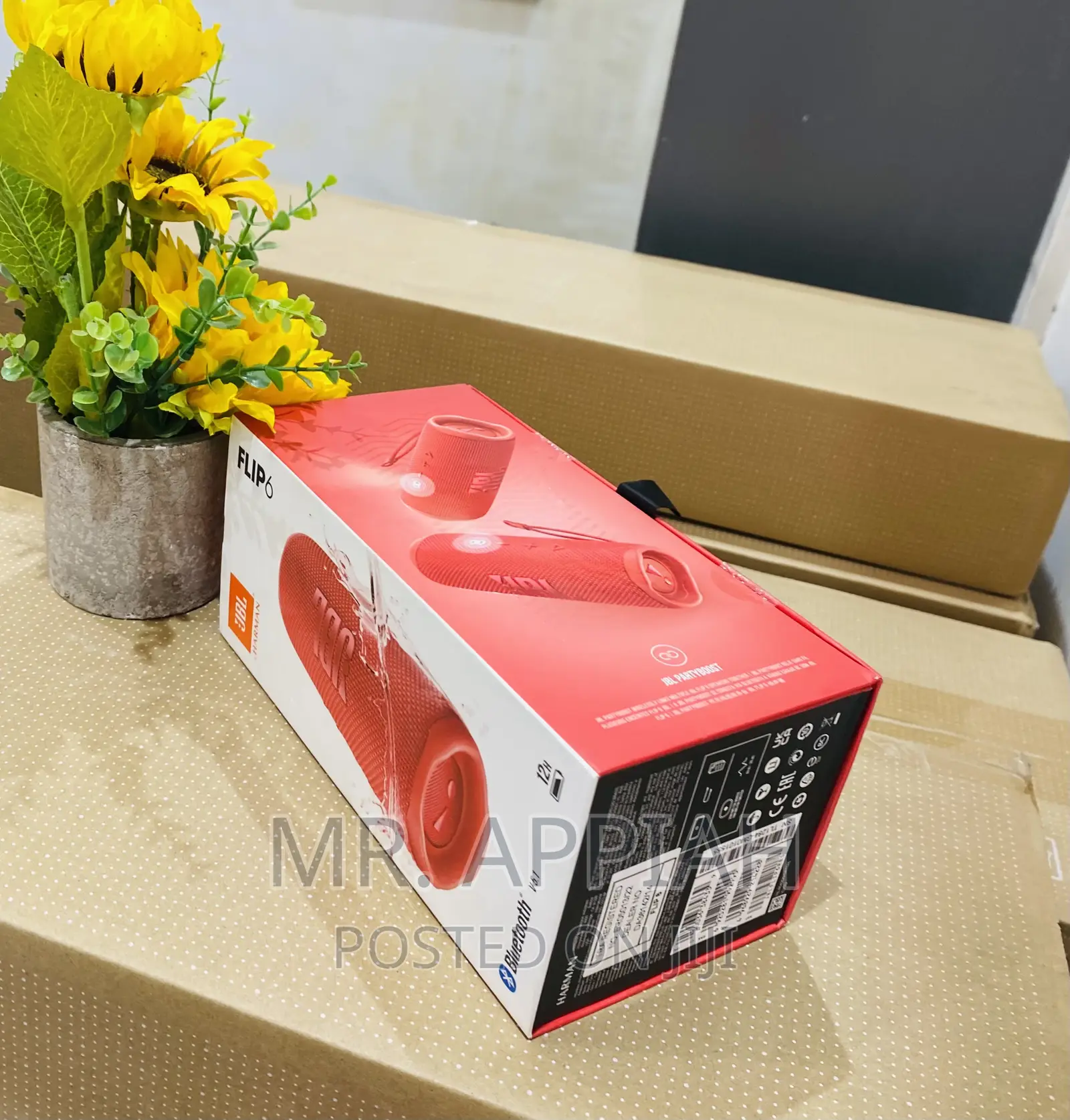 Purchase Original JBL Flip 6 Portable Bluetooth Speaker,Red