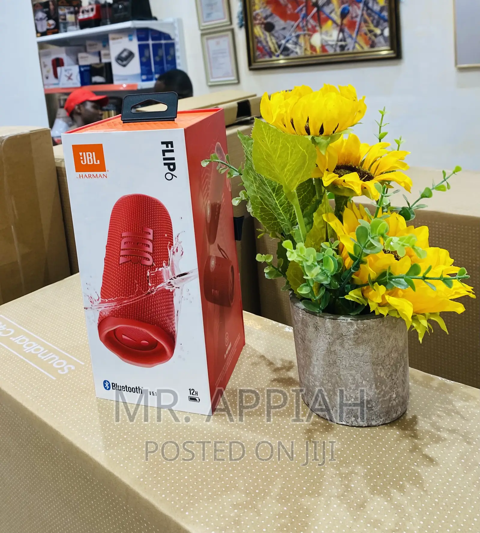 Purchase Quality JBL Flip 6 Portable Bluetooth Speaker,Red