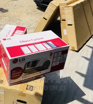 Classic LG Electric Vacumm Cleaner(Black/White).