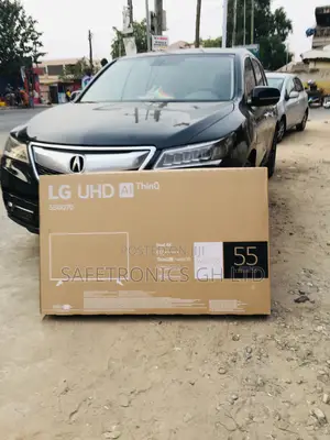 LG Black Smart Electric UHD 55 Inches UQ70 LED Glossy Tv