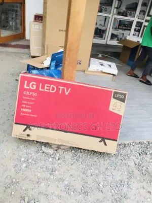 Black Glossy LED Smart Electric LP50 43 Inches UHD LG Tv