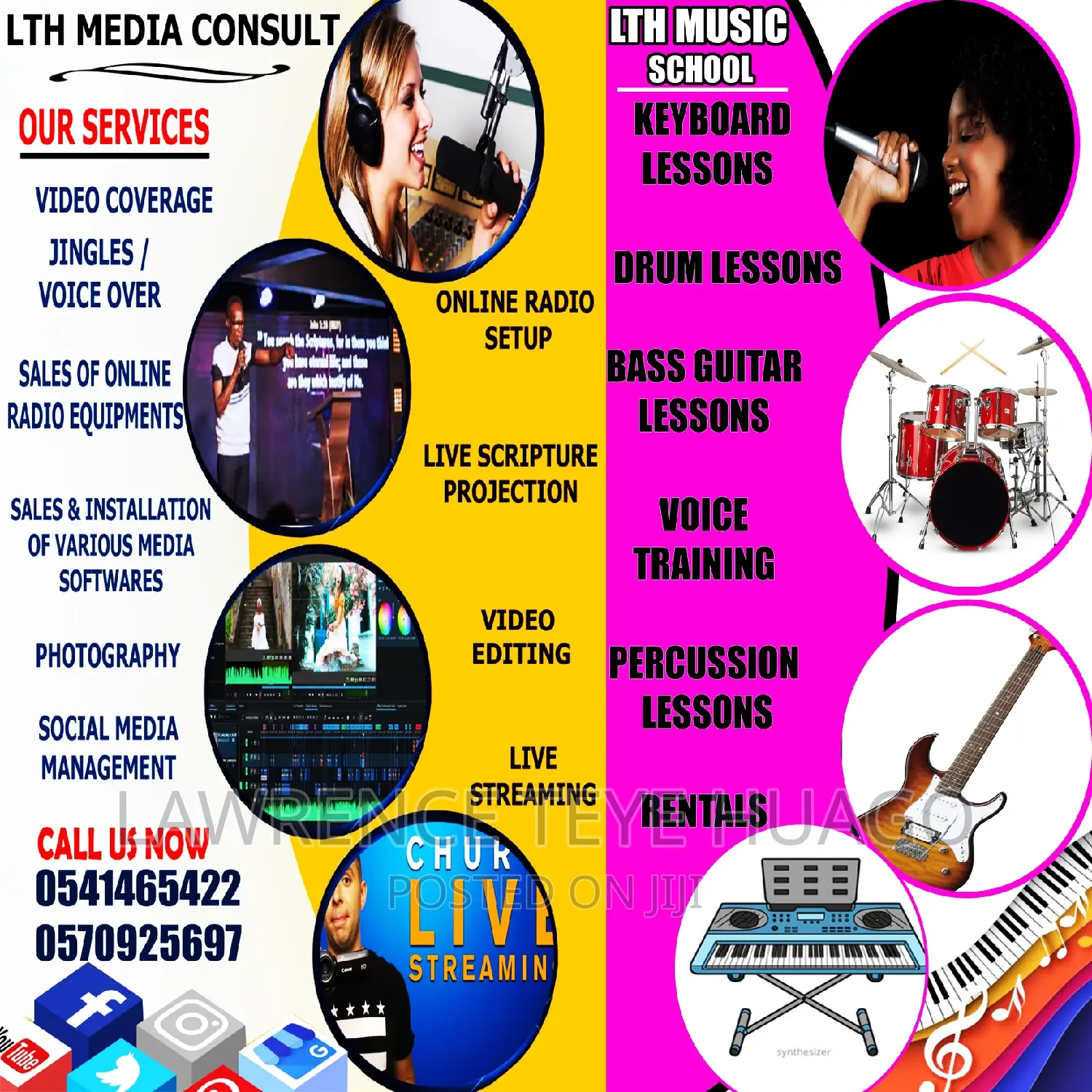 Video Editor/MCR Works/Live Streaming/Music Teacher/Tv Tech