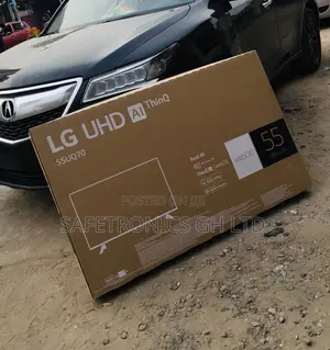 Smart Black UHD Electric Glossy LED UQ70 55 Inches LG Tv