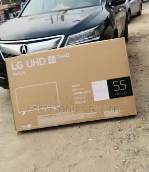 Smart Black Glossy LED Electric 55 Inches LG UHD UQ70 Tv