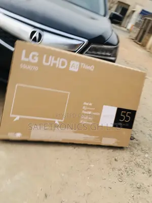 55 Inches Smart Electric Black Glossy LED UQ70 UHD LG Tv