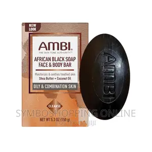 Ambi - African Black Soap Face Body Bar 150g