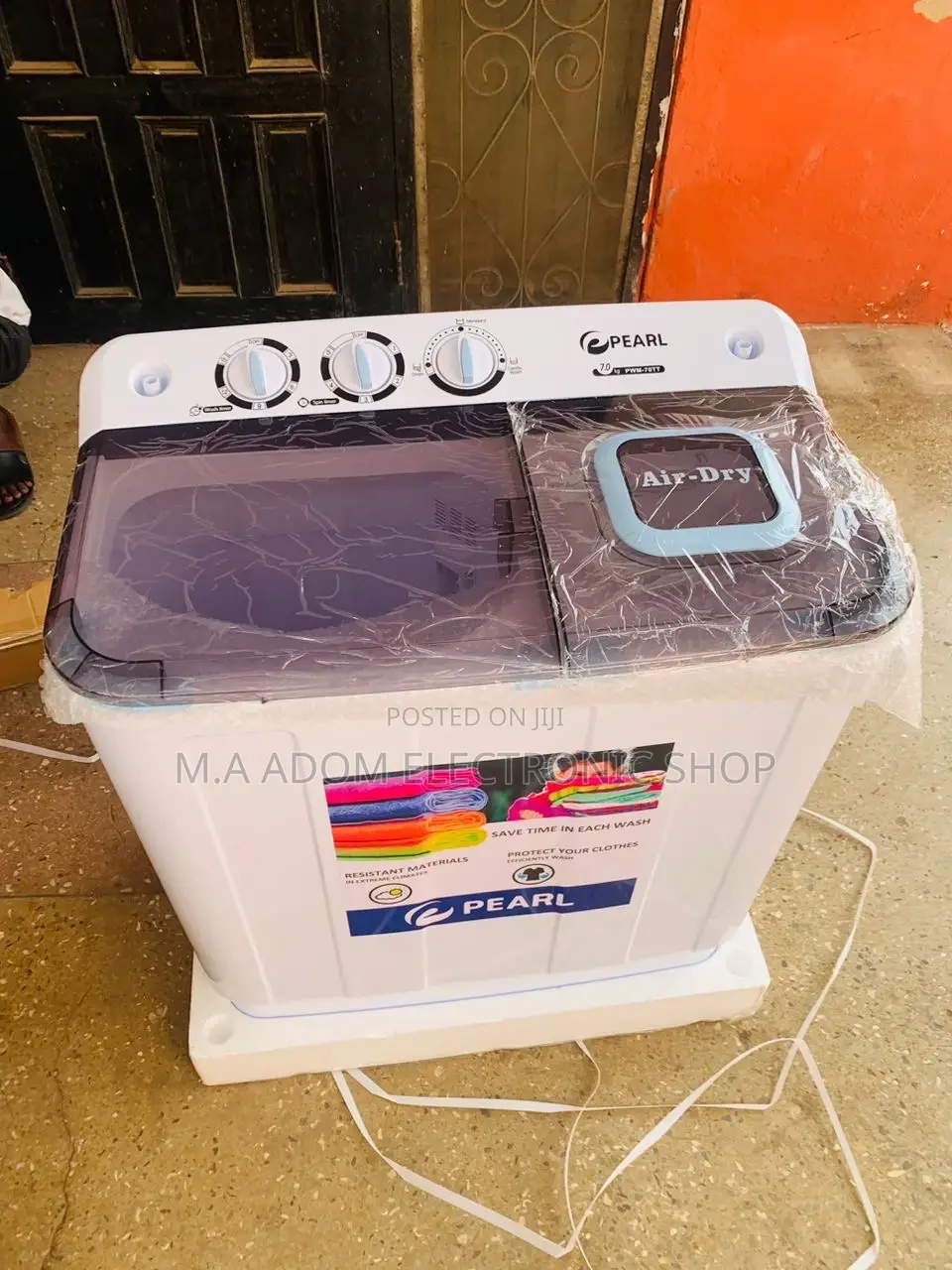 Pearl 7kg Twin Tap Automatic Washing Machine.