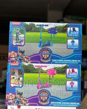 PAW Patrol The Mighty Movie Chase 3 Wheel Scooter Helmet