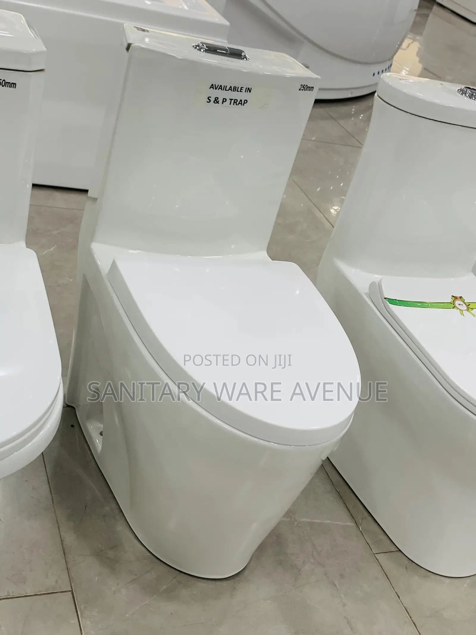 Combined Water Closet - One Piece Toilet Seat - Water Closet