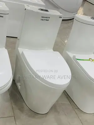 Combined Water Closet - One Piece Toilet Seat - Water Closet
