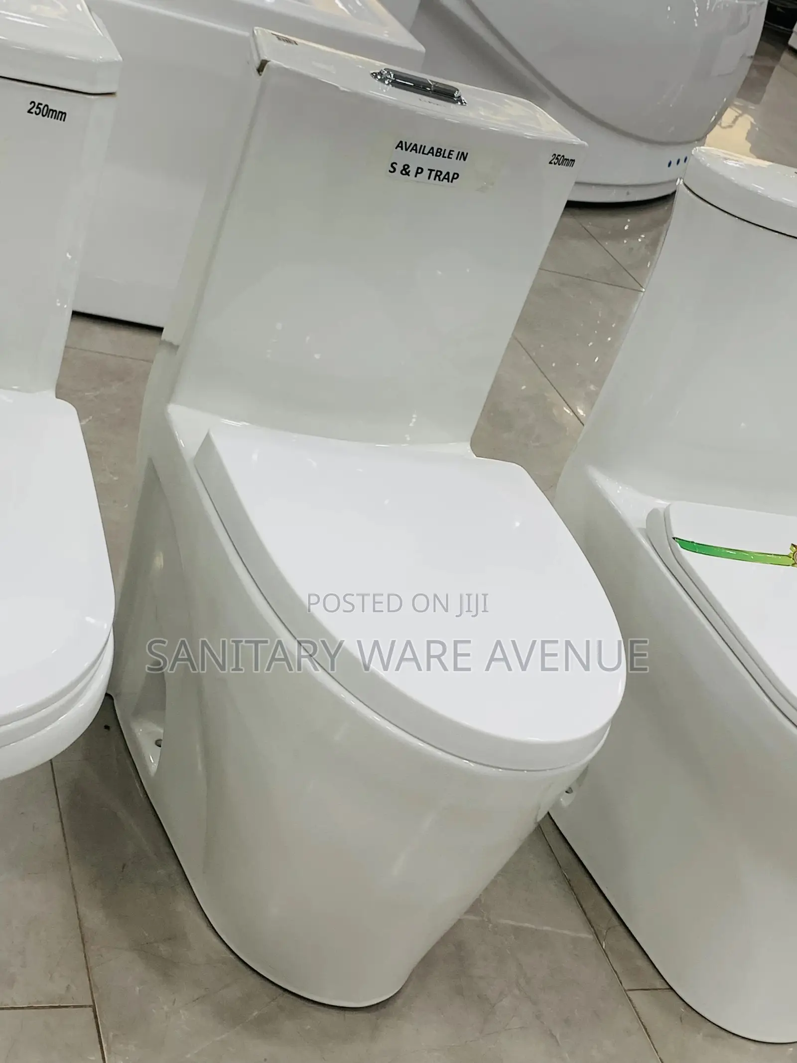 Combined Water Closet - One Piece Toilet Seat - Water Closet
