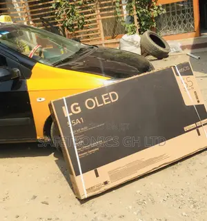 Glossy Smart Black Electric LG 55 Inches A1PVA OLED Tv